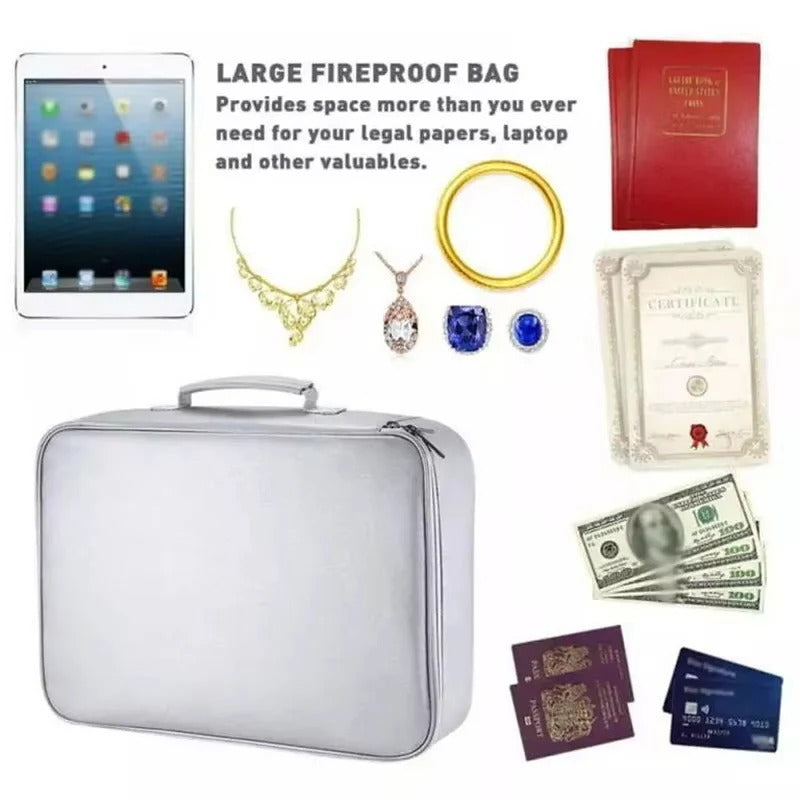 Document Organizer for Travel with Zipper and Various Compartments