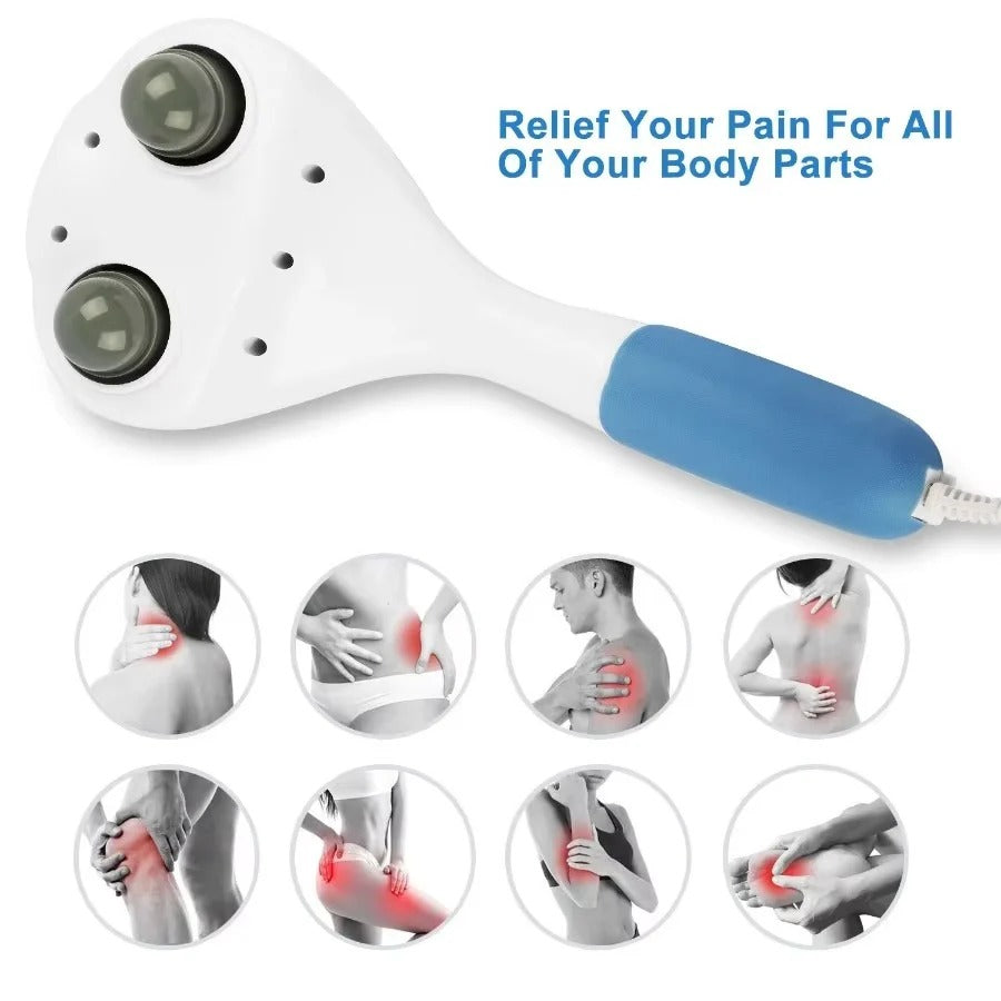 Percussion Massager with Dual Vibration and Adjustable Speed Control