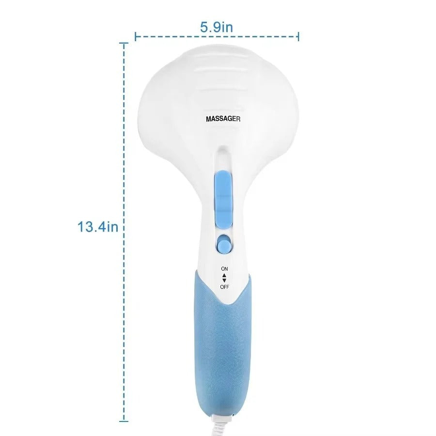Percussion Massager with Dual Vibration and Adjustable Speed Control