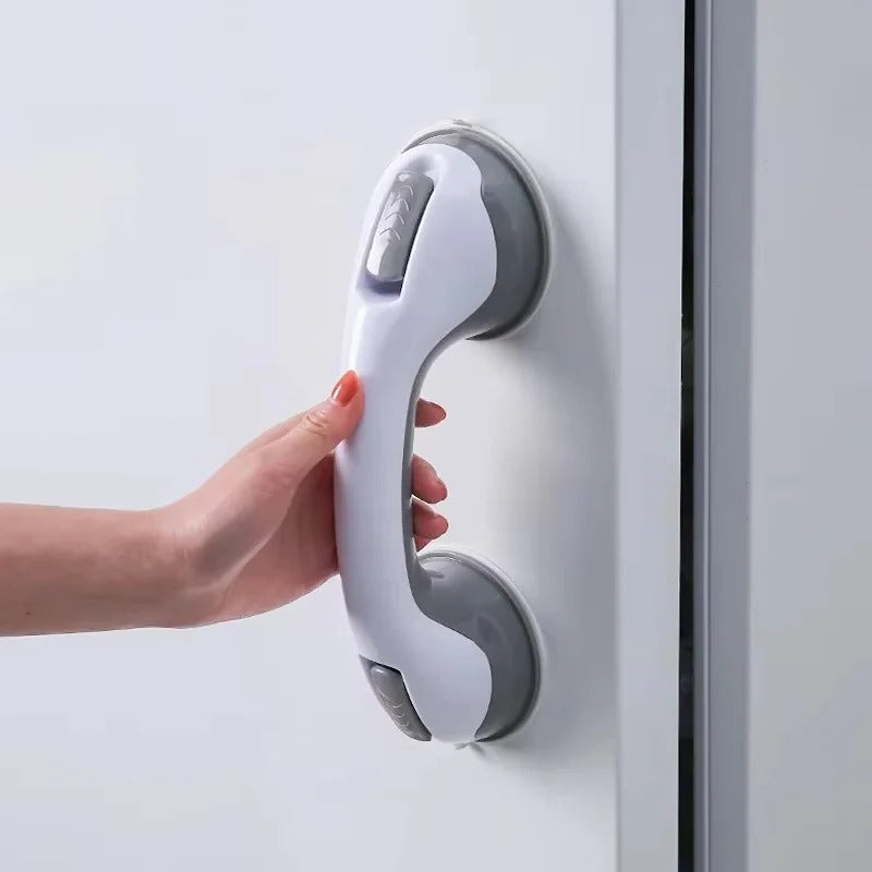 Locking Latch Suction Cup Safety Bar for Shower, Tub, and Toilet