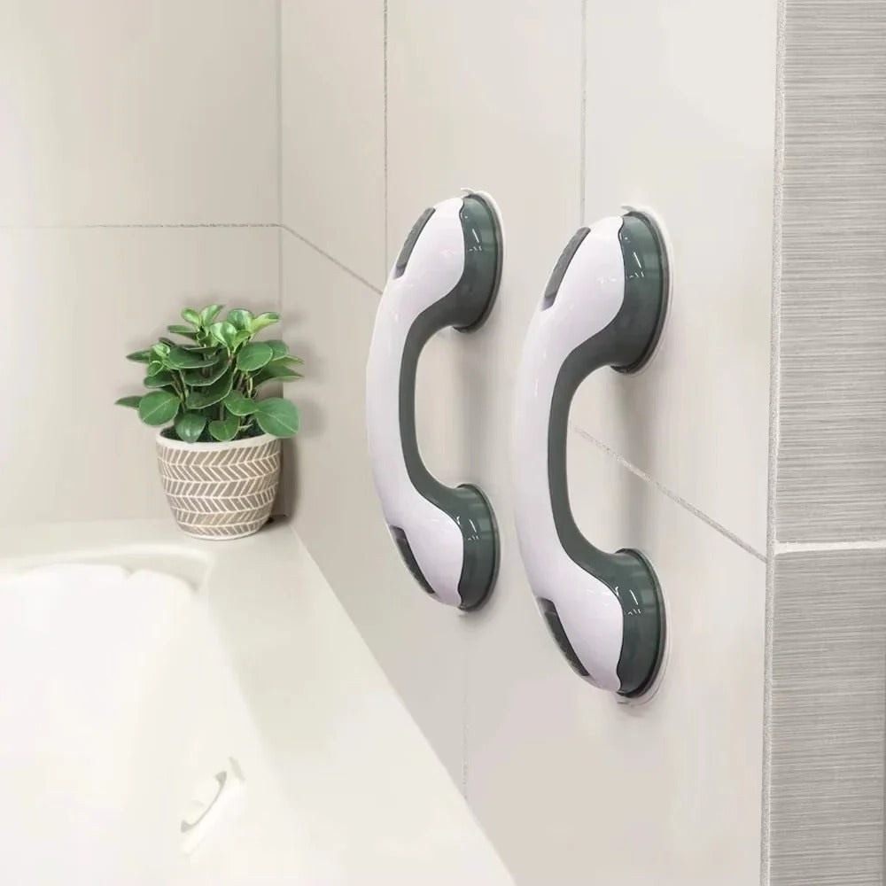Locking Latch Suction Cup Safety Bar for Shower, Tub, and Toilet