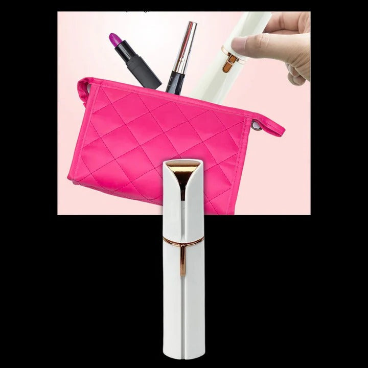 LED Light Facial Hair Trimmer for Women with Removable Head Design