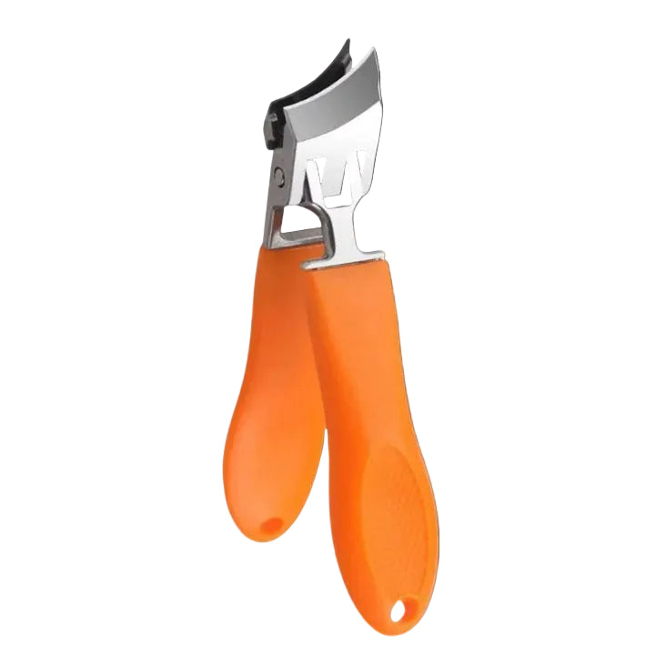 Stainless Steel Blade Nail Clipper with Wide Jaw Design