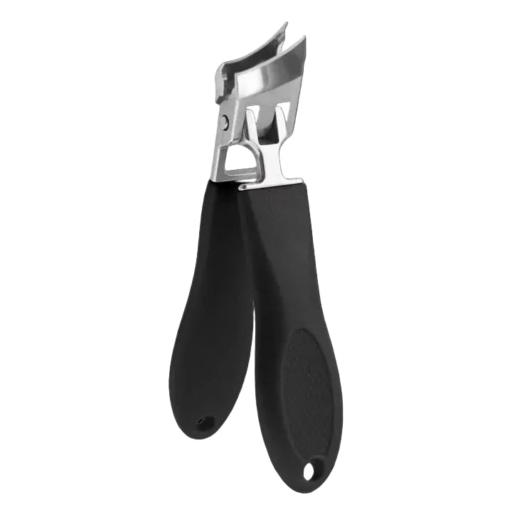 Stainless Steel Blade Nail Clipper with Wide Jaw Design