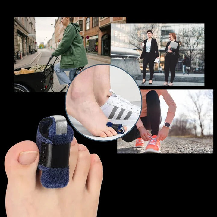 Adjustable Toe Alignment Support Brace with Flexible Bars for Daily Use