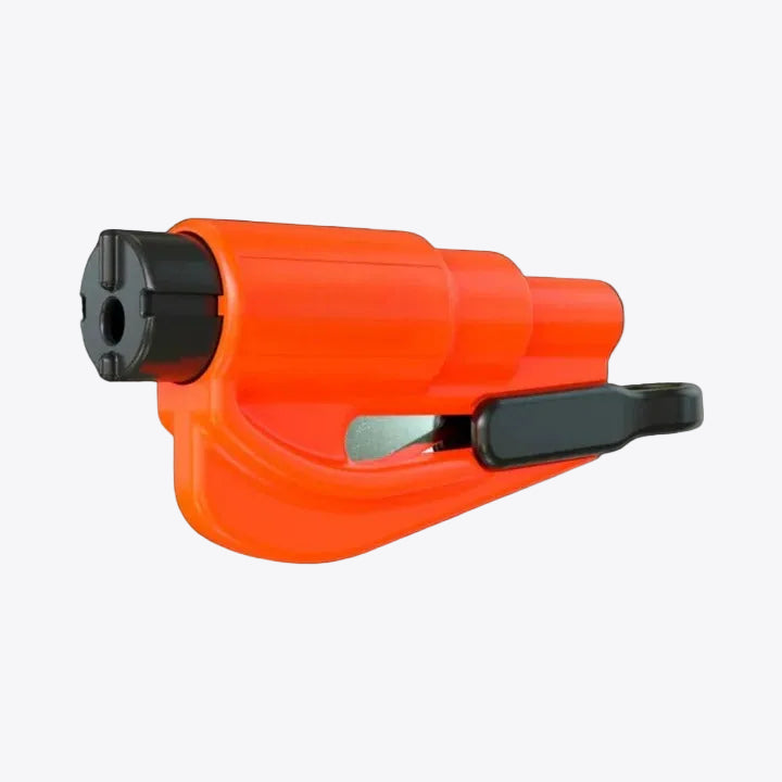 Emergency Car Tool with Seatbelt Cutter and Window Breaker – 2-in-1