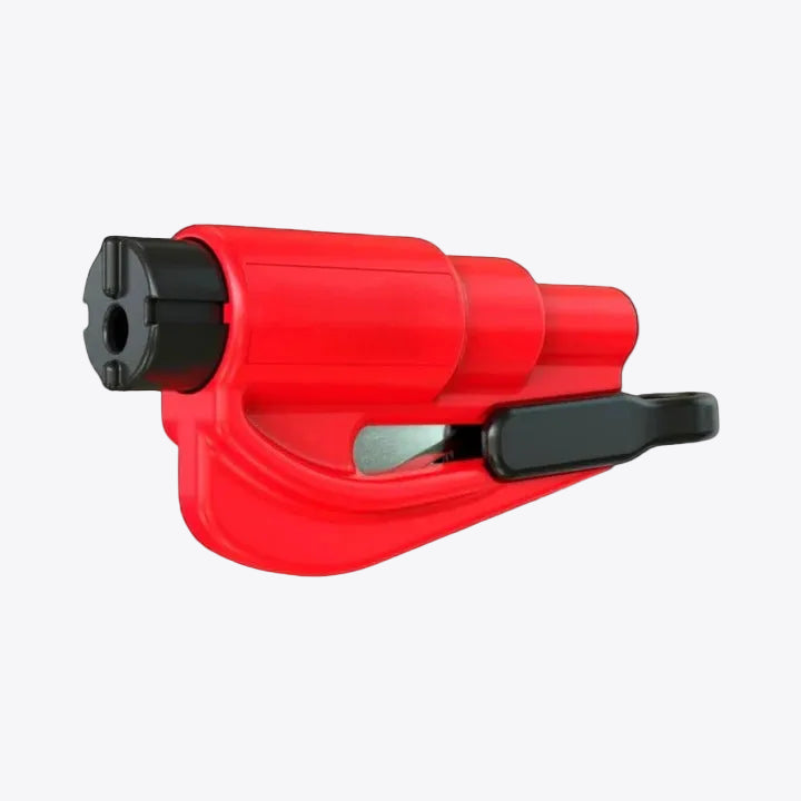 Emergency Car Tool with Seatbelt Cutter and Window Breaker – 2-in-1