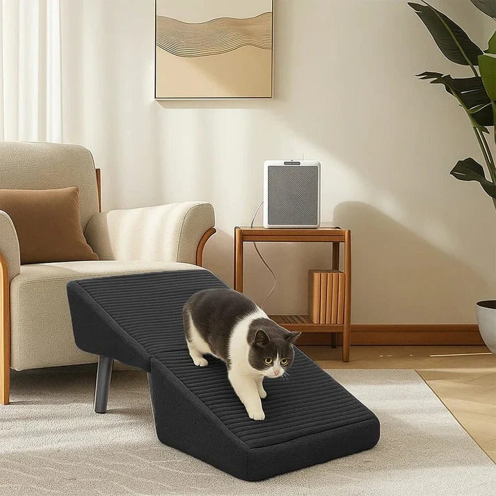 Dog Ramp with Foldable Steps for Easy Pet Access