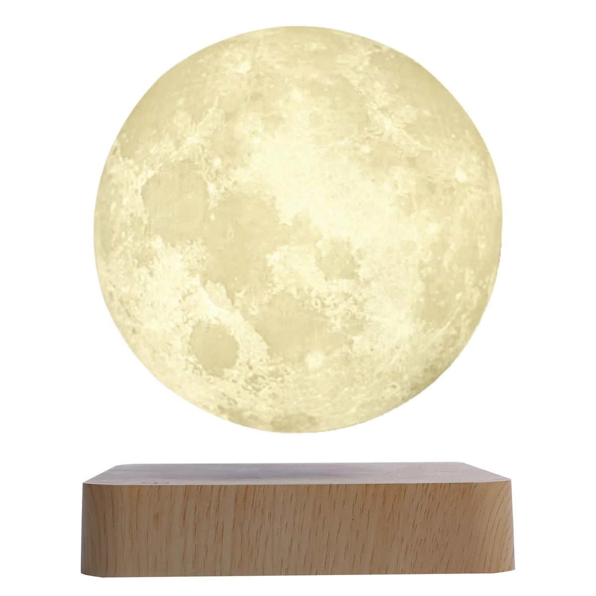 Magnetic Base Floating Galaxy Light with LED Display - 5.5 Inch Sphere