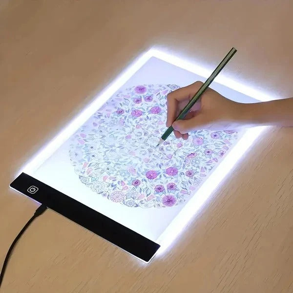 USB Light Pad for Drawing A4 Size with Adjustable Brightness