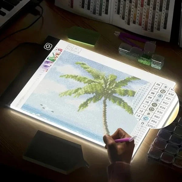 USB Light Pad for Drawing A4 Size with Adjustable Brightness