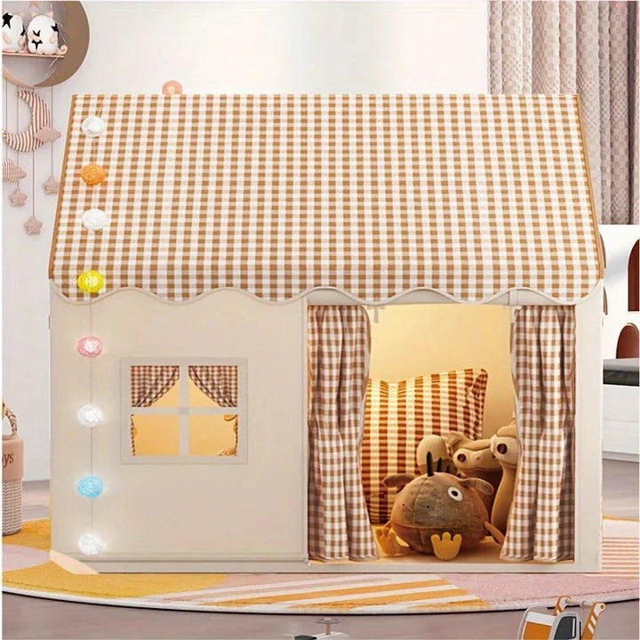 Kids' Indoor Outdoor Activity Play Tent with Tunnel – Foldable Design