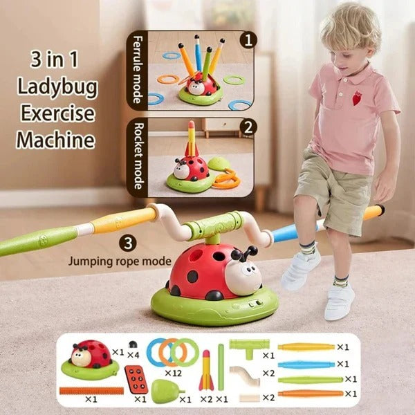 Kids' Outdoor Playset with 3 Activities and Various Play Modes
