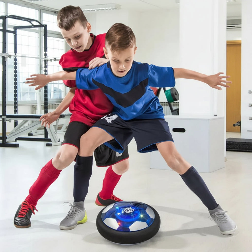 LED Lighted Hover Football Toy for Kids - Rechargeable Battery