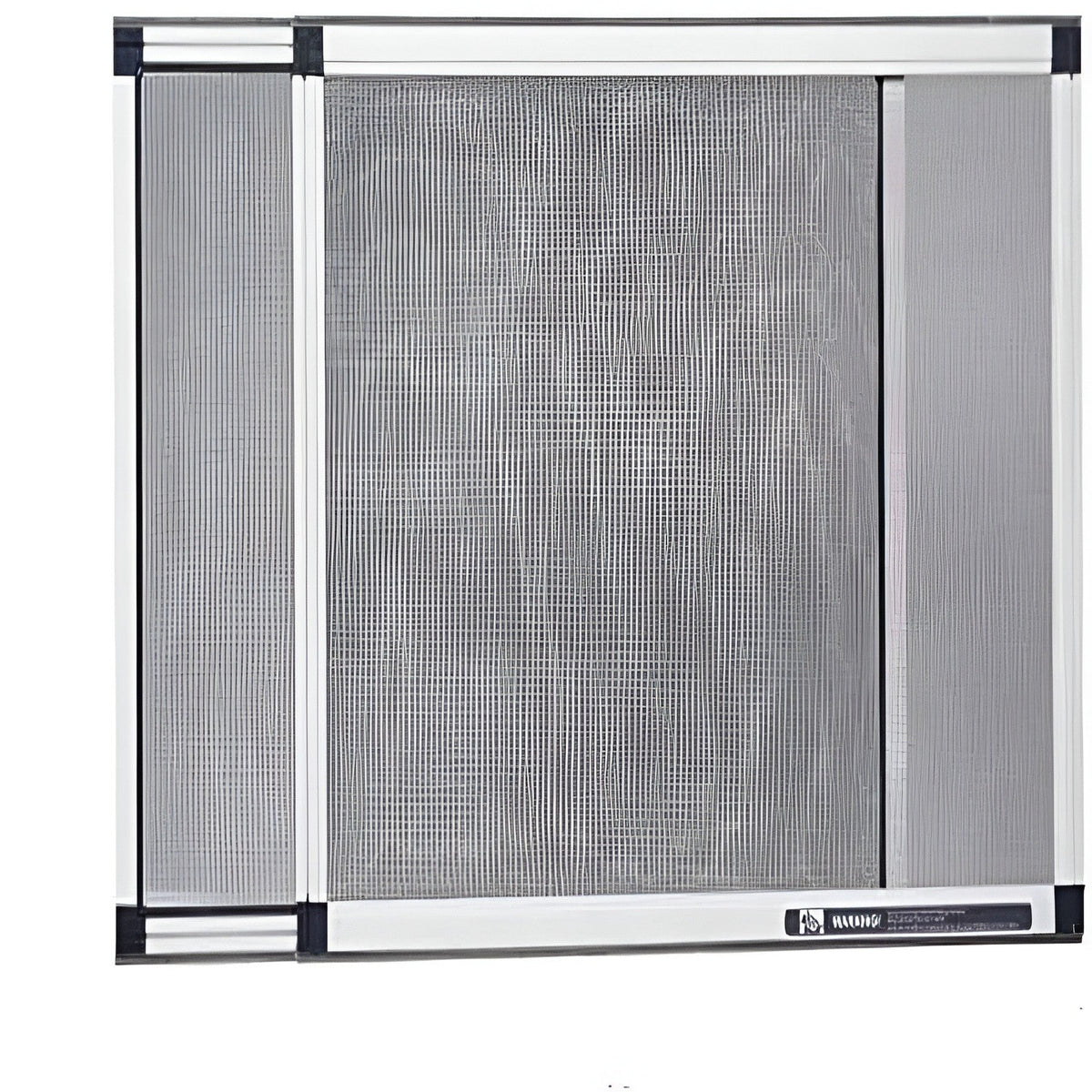 Aluminum Frame Fiberglass Window Screens with Felt Seal – Set of 2