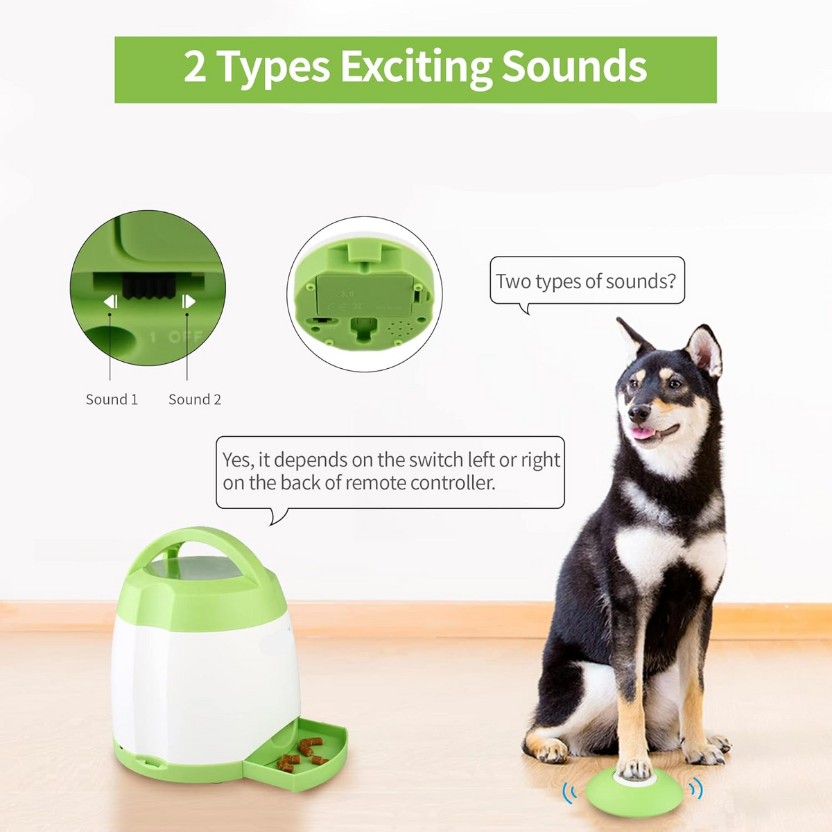 Interactive Dog Puzzle Toy with Remote Control and Dual Power Options for Training