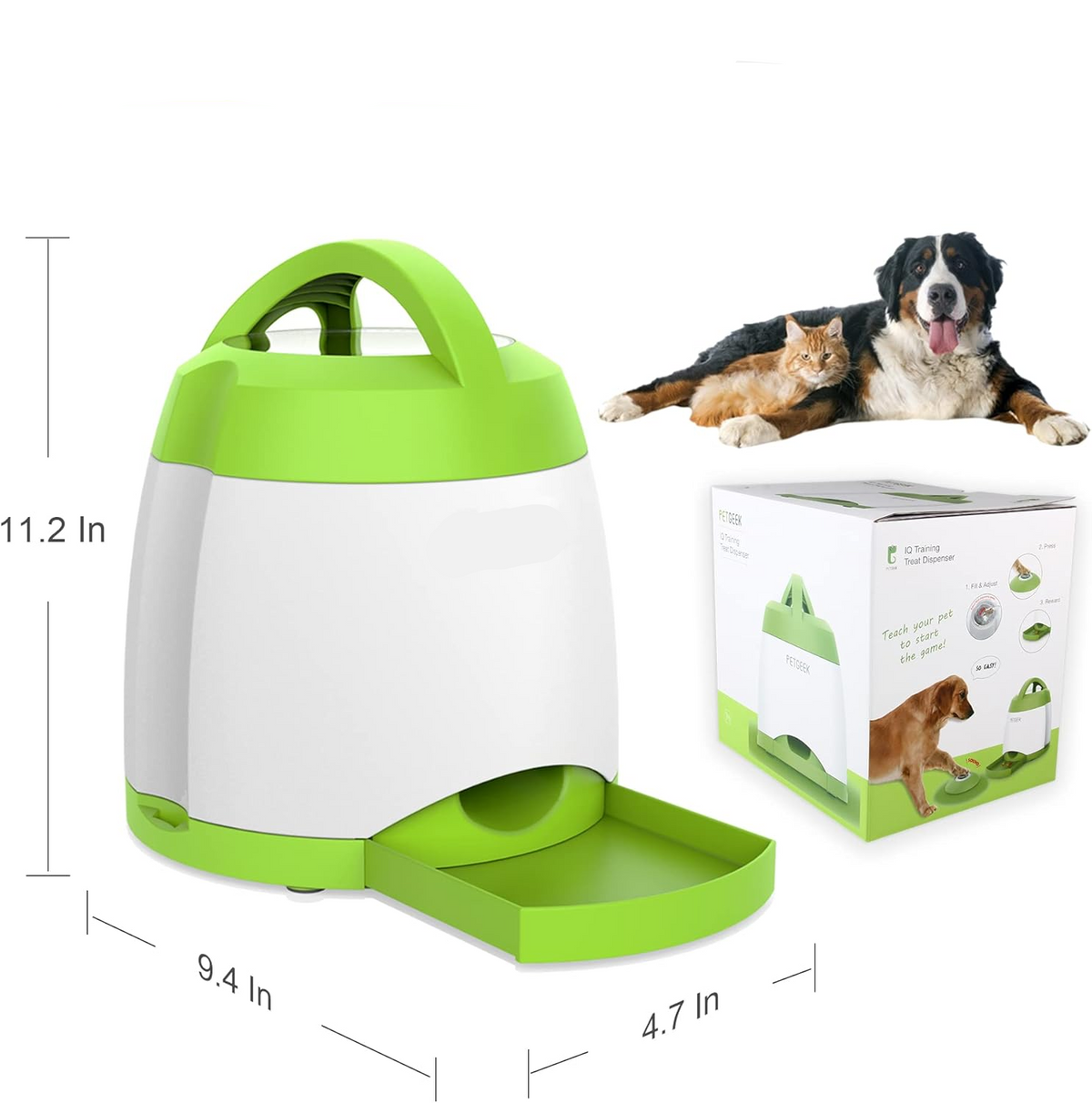 Interactive Dog Puzzle Toy with Remote Control and Dual Power Options for Training