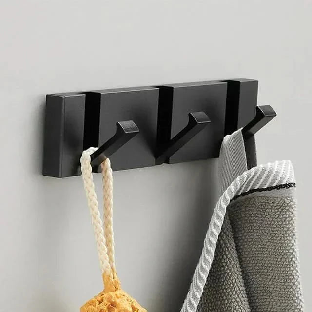 Sleek Space-Saving Wall Hook with Foldable Design