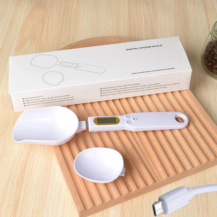 Electronic Measuring Spoon Scale for Liquids, Spices, and Powders