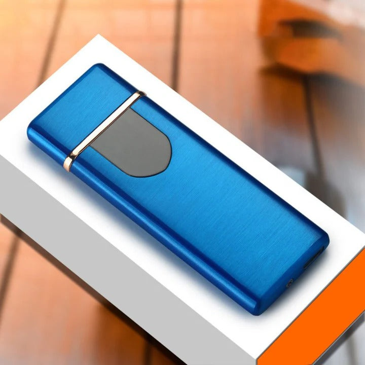Portable Electric Lighter with USB Rechargeable and Wind-Resistant Feature