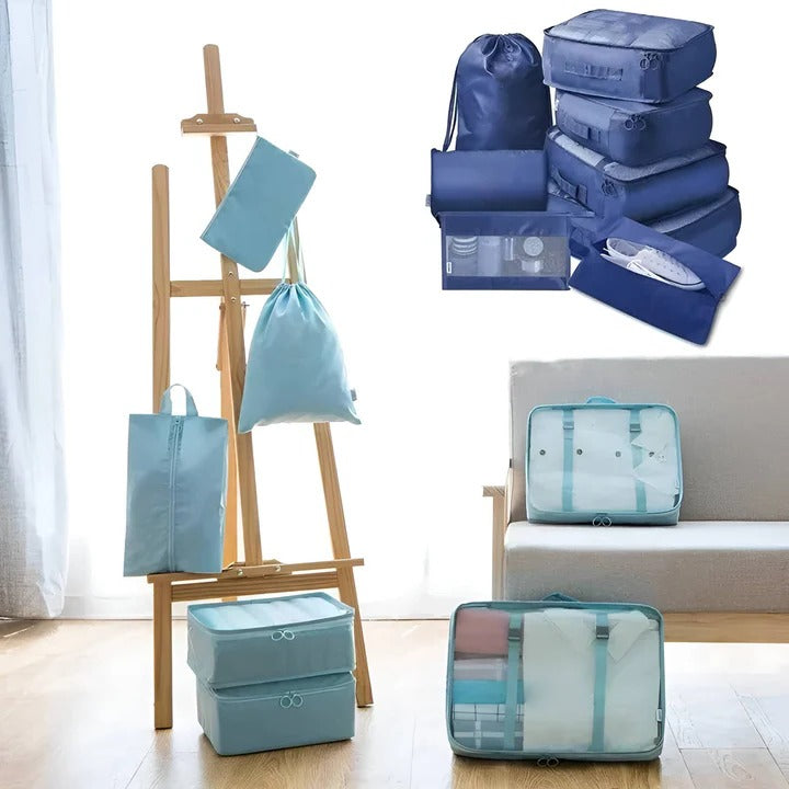 7-Piece Packing Cube Set for Travel – Luggage Organizers