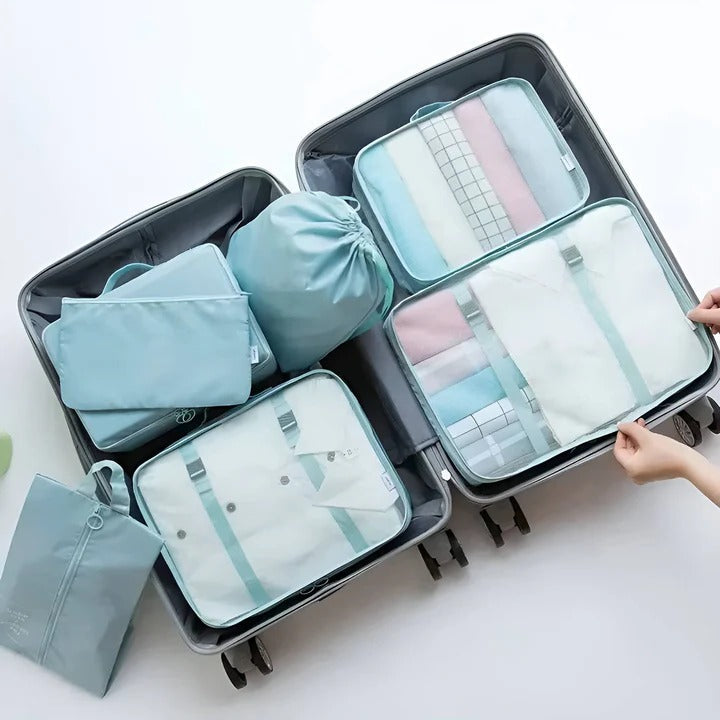 7-Piece Packing Cube Set for Travel – Luggage Organizers