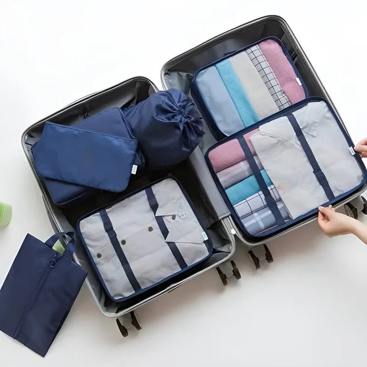 7-Piece Packing Cube Set for Travel – Luggage Organizers