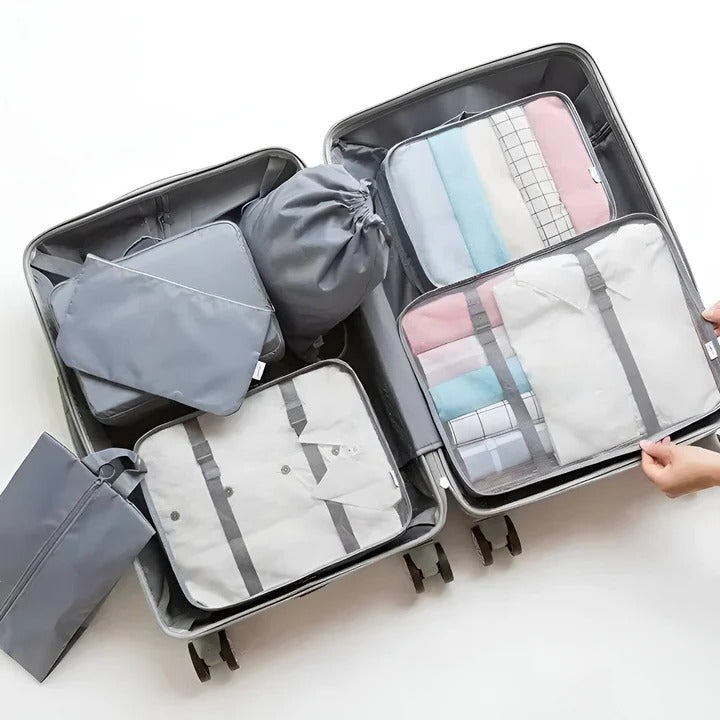 7-Piece Packing Cube Set for Travel – Luggage Organizers