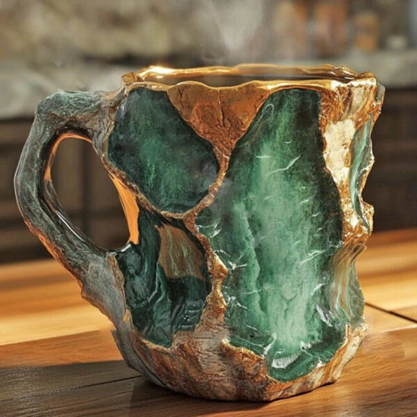 Glass Mug for Tea or Coffee Beverages