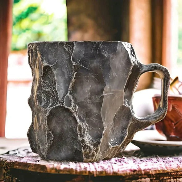 Glass Mug for Tea or Coffee Beverages
