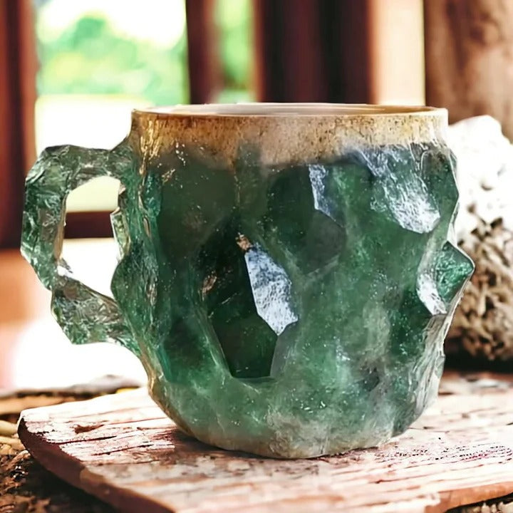 Glass Mug for Tea or Coffee Beverages