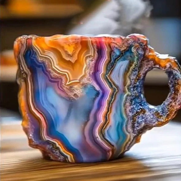 Glass Mug for Tea or Coffee Beverages