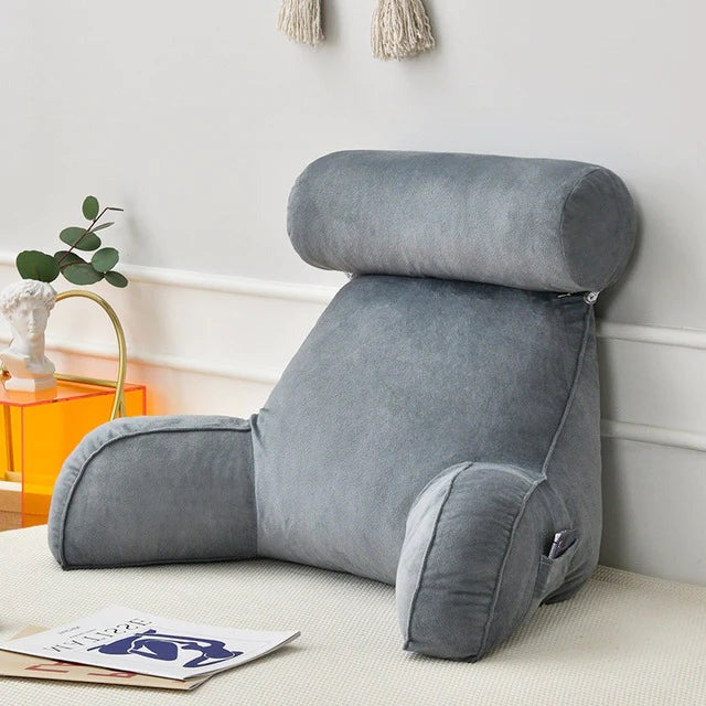Reading Cushion with Arm Support – Bed Rest Pillow