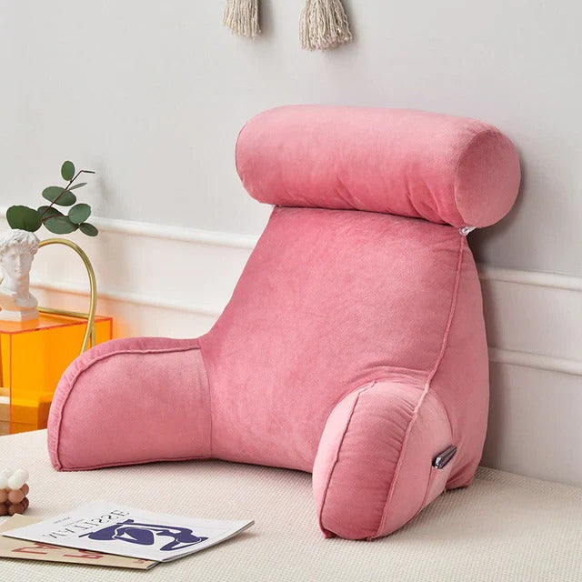 Reading Cushion with Arm Support – Bed Rest Pillow