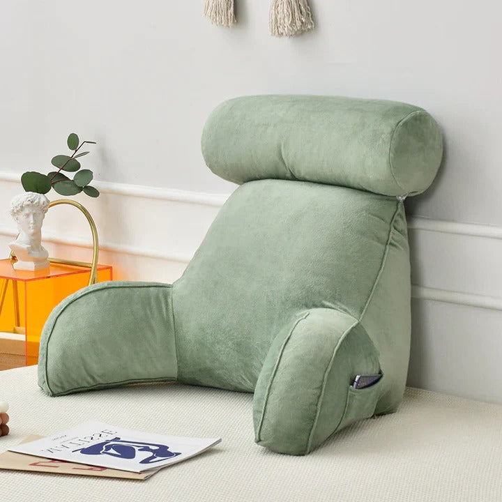 Reading Cushion with Arm Support – Bed Rest Pillow