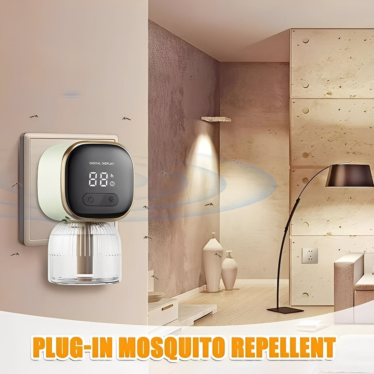 Plug-In Pest Repellent with LED Timer Display