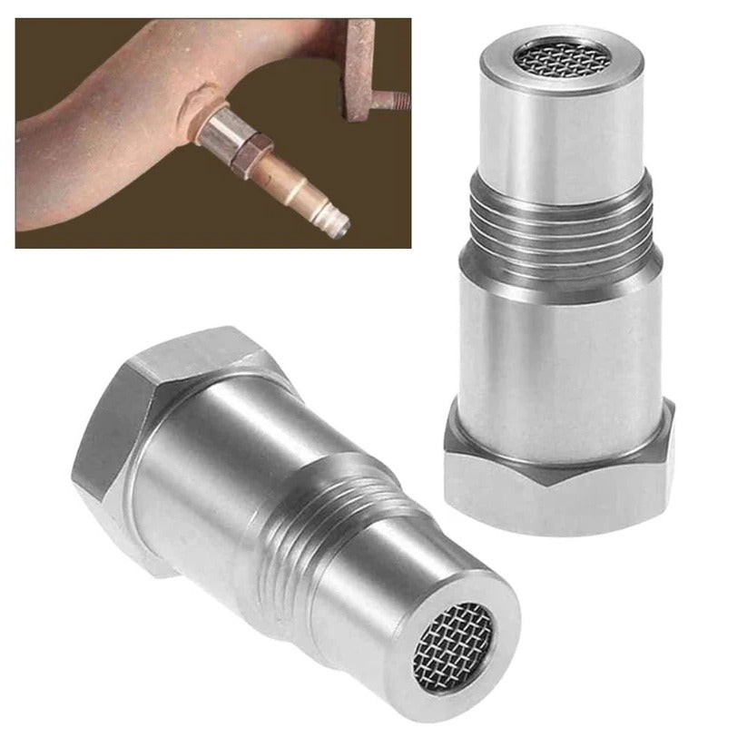 Stainless Steel Offset Adapter for M18×1.5 Car O2 Sensor