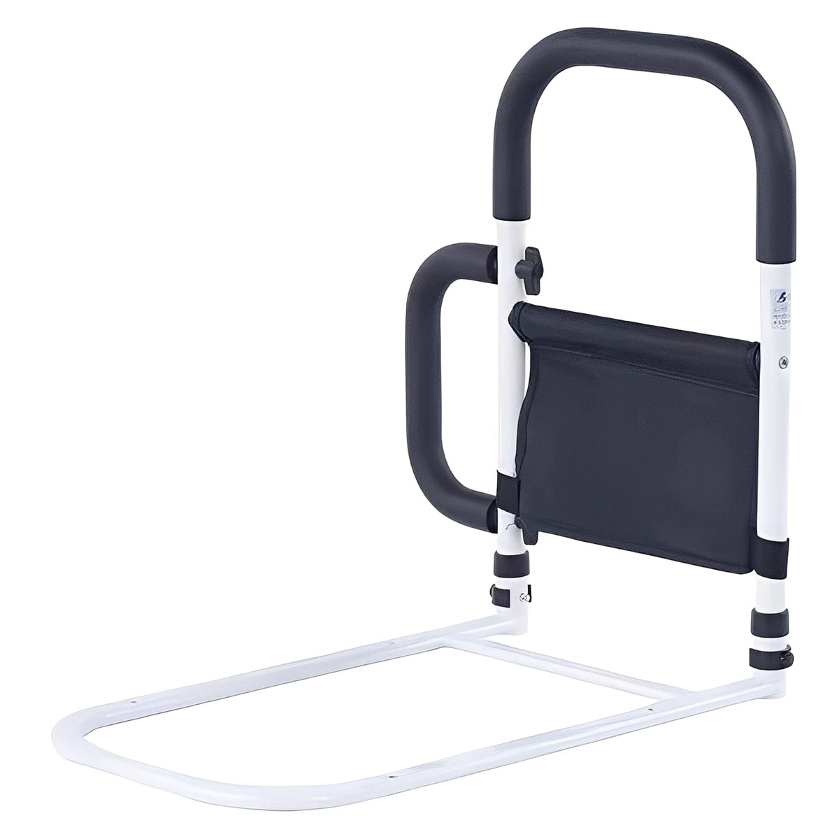 Bedside Support Rail with Adjustable Height for Easy Entry and Repositioning