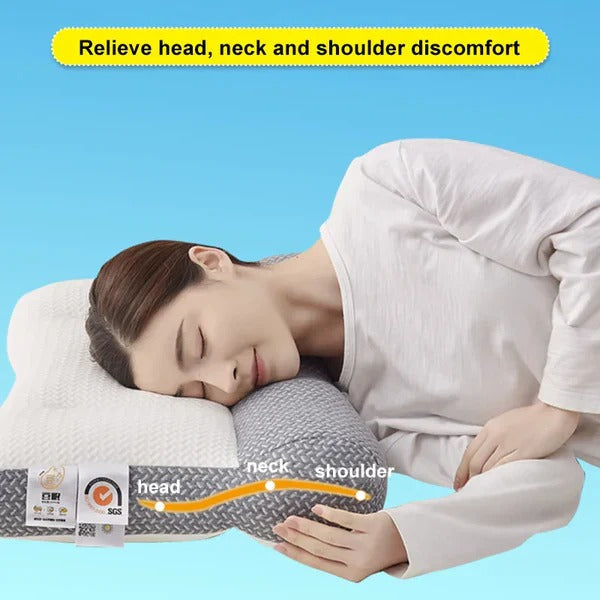 Neck Roll and Contour Design Convertible Travel Pillow
