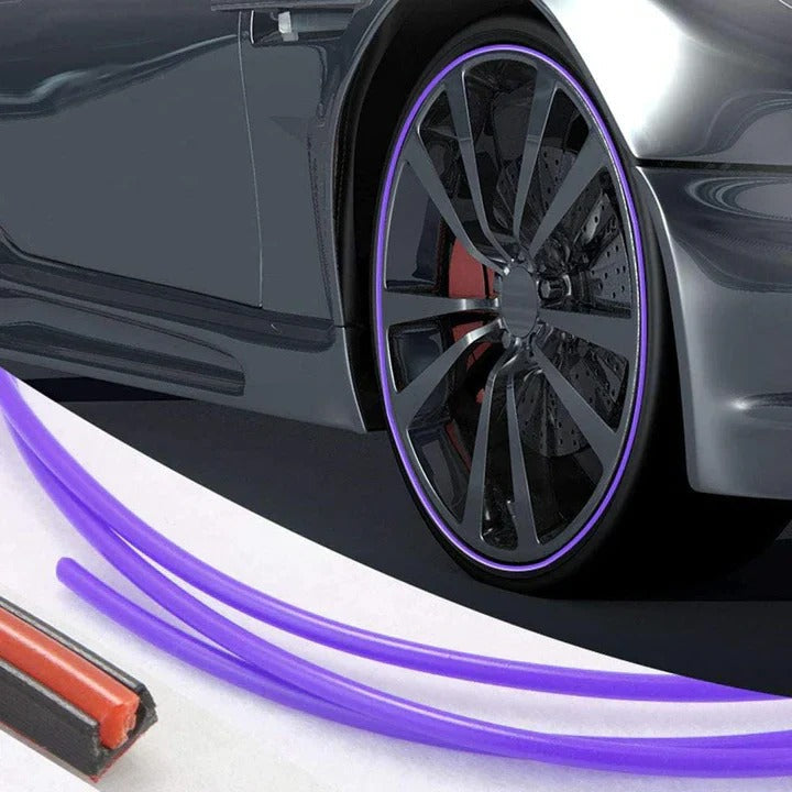 Trim Cover and Guard for Car Wheel Rim Strips