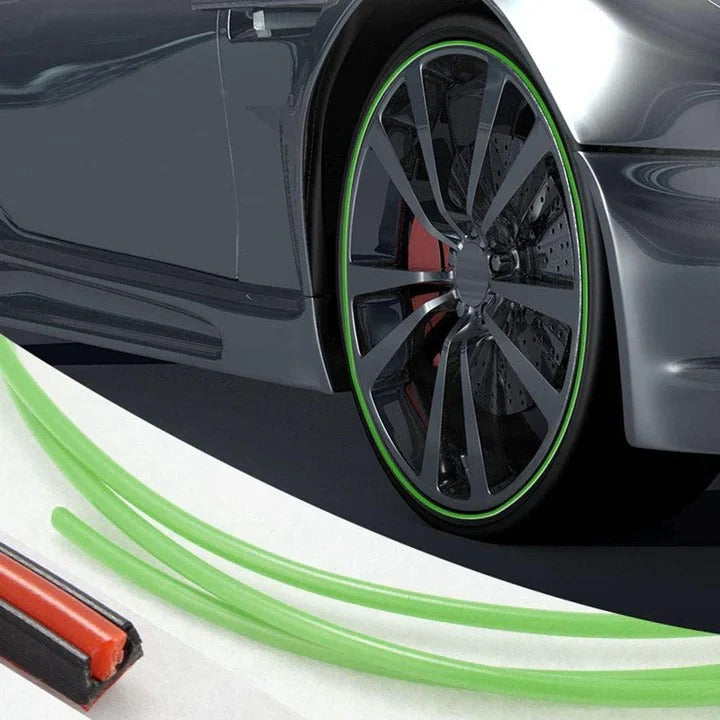 Trim Cover and Guard for Car Wheel Rim Strips