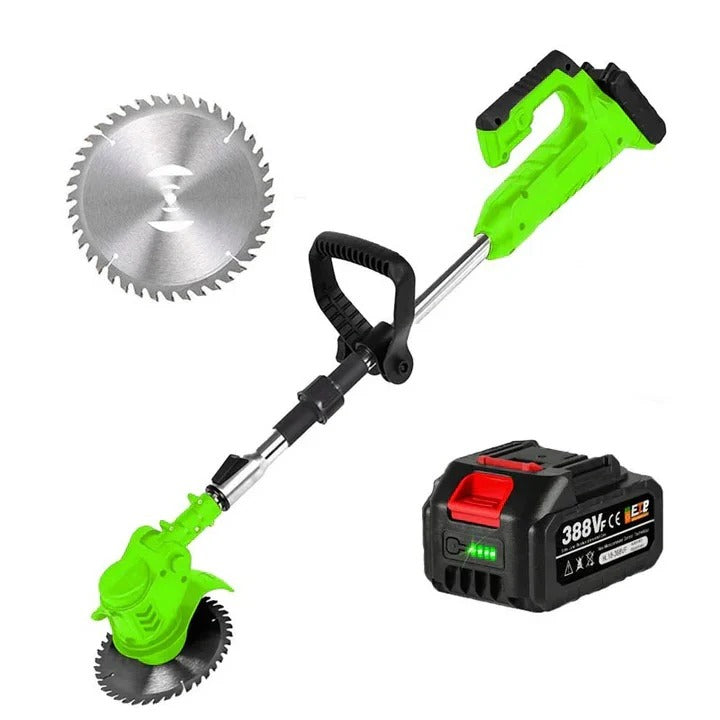 Adjustable Handle Cordless Electric Grass Cutter with Blades