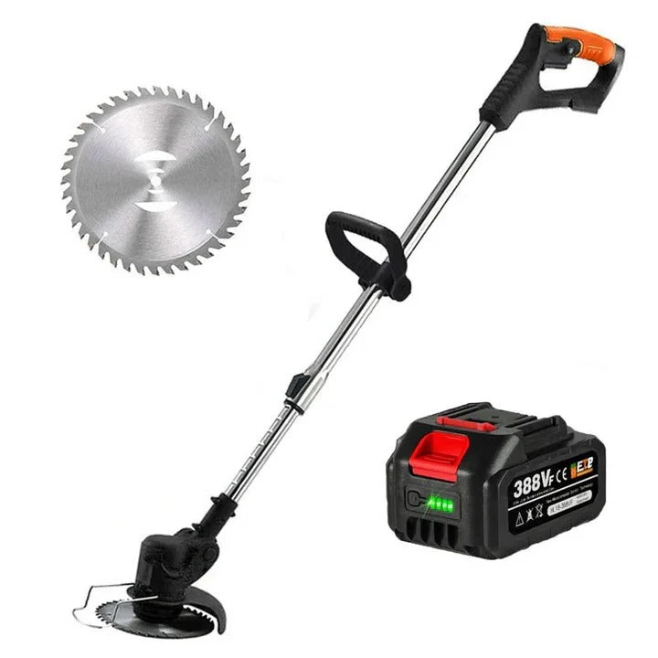 Adjustable Handle Cordless Electric Grass Cutter with Blades