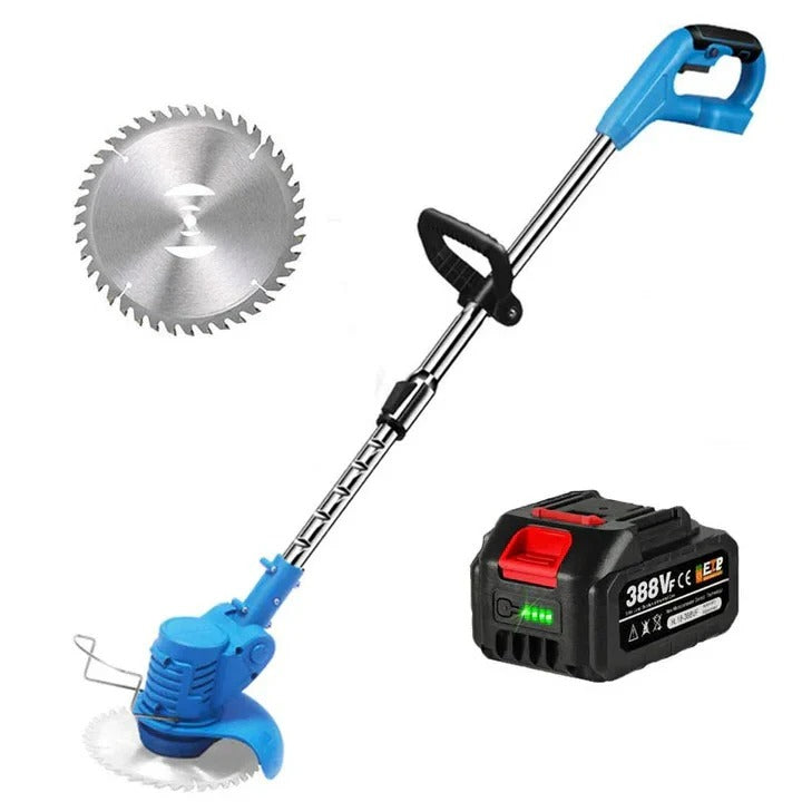 Adjustable Handle Cordless Electric Grass Cutter with Blades