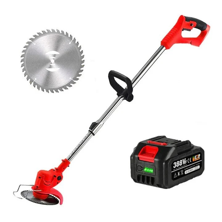 Adjustable Handle Cordless Electric Grass Cutter with Blades