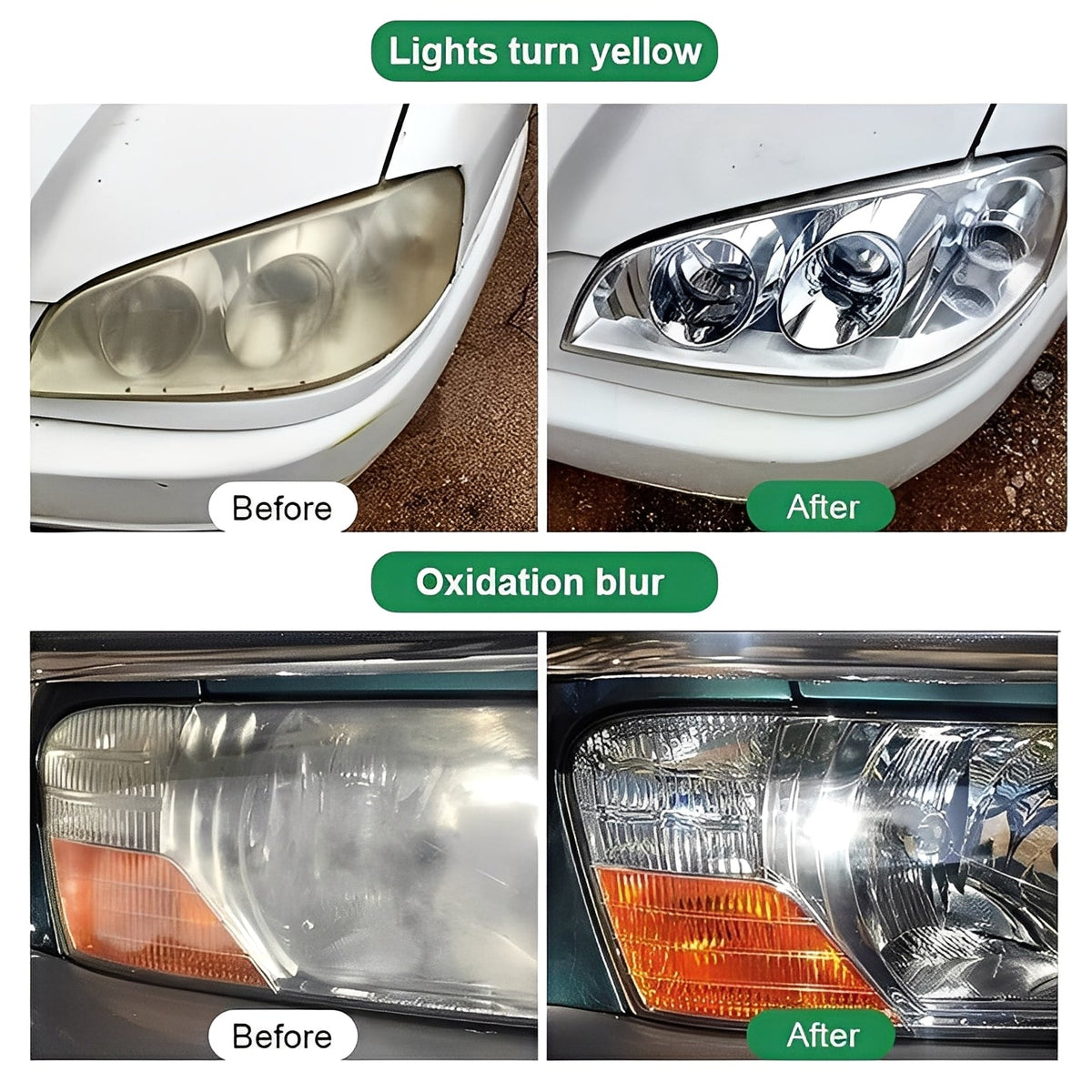 Set of 2 Headlight Lens Restoration Kits