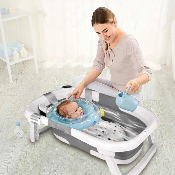 Portable Baby Bathtub with Temperature Display