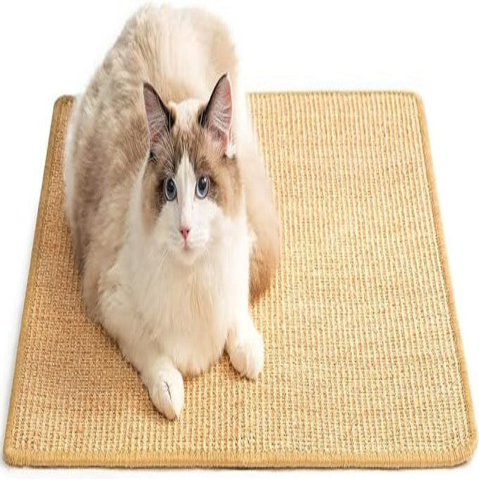 Sisal Cat Scratching Mat for Wall and Floor Installation