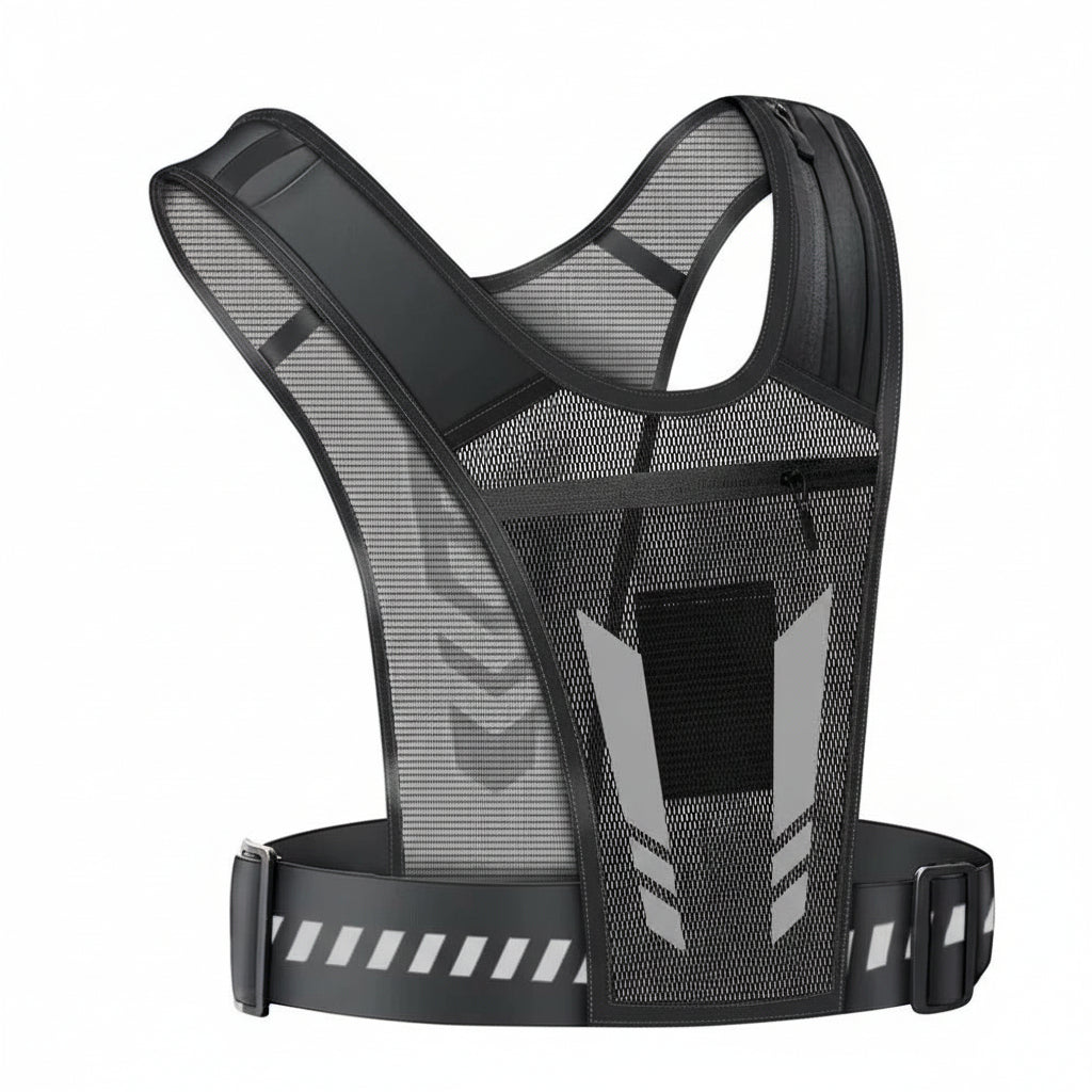 Running Vest with Storage and Phone Holder – Adjustable Design