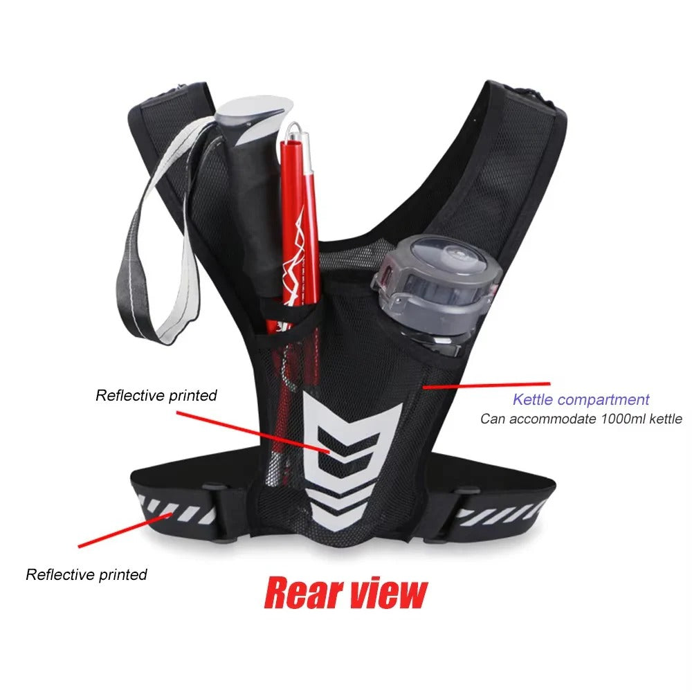 Running Vest with Storage and Phone Holder – Adjustable Design